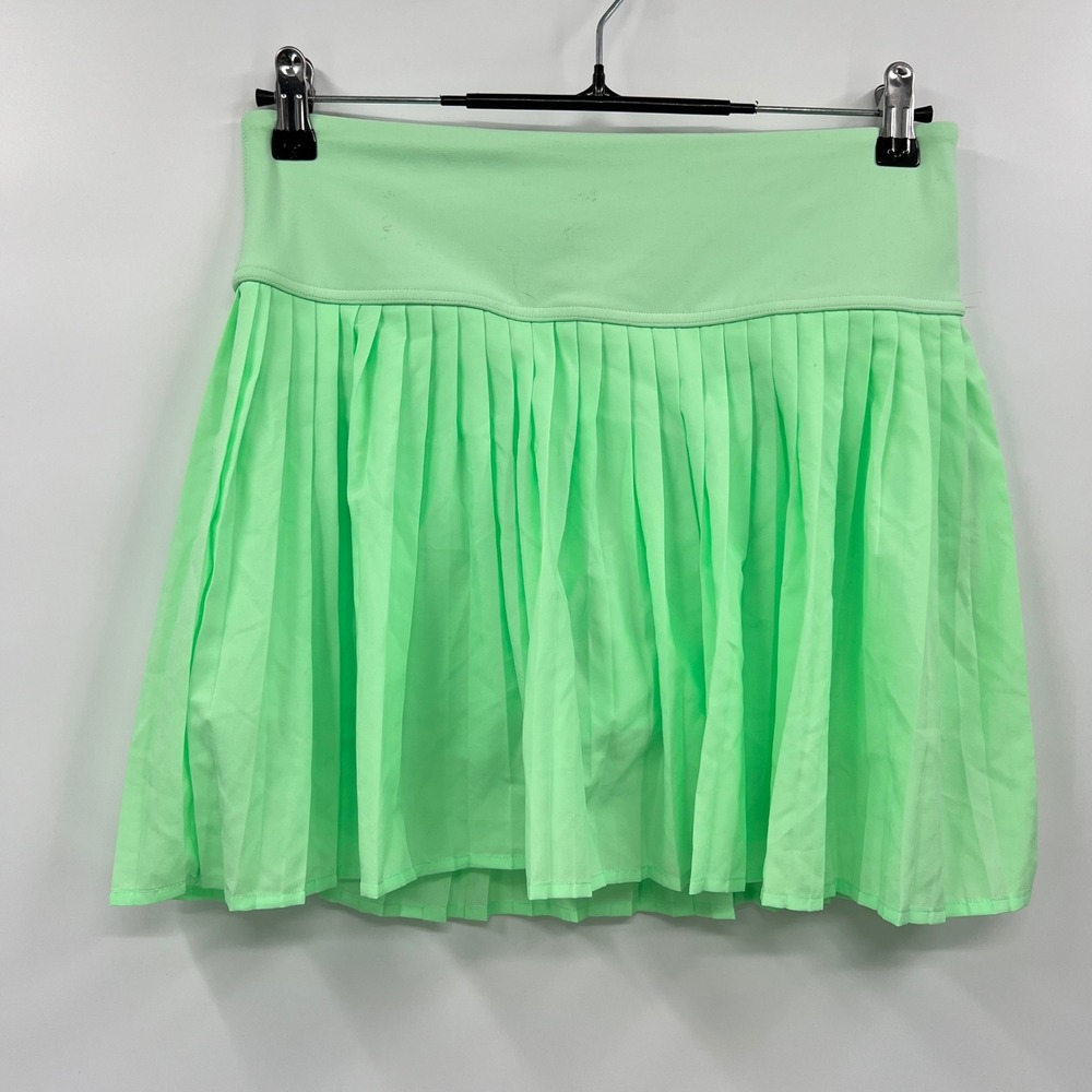 Fabletics Mint Green Pleated Active Skort